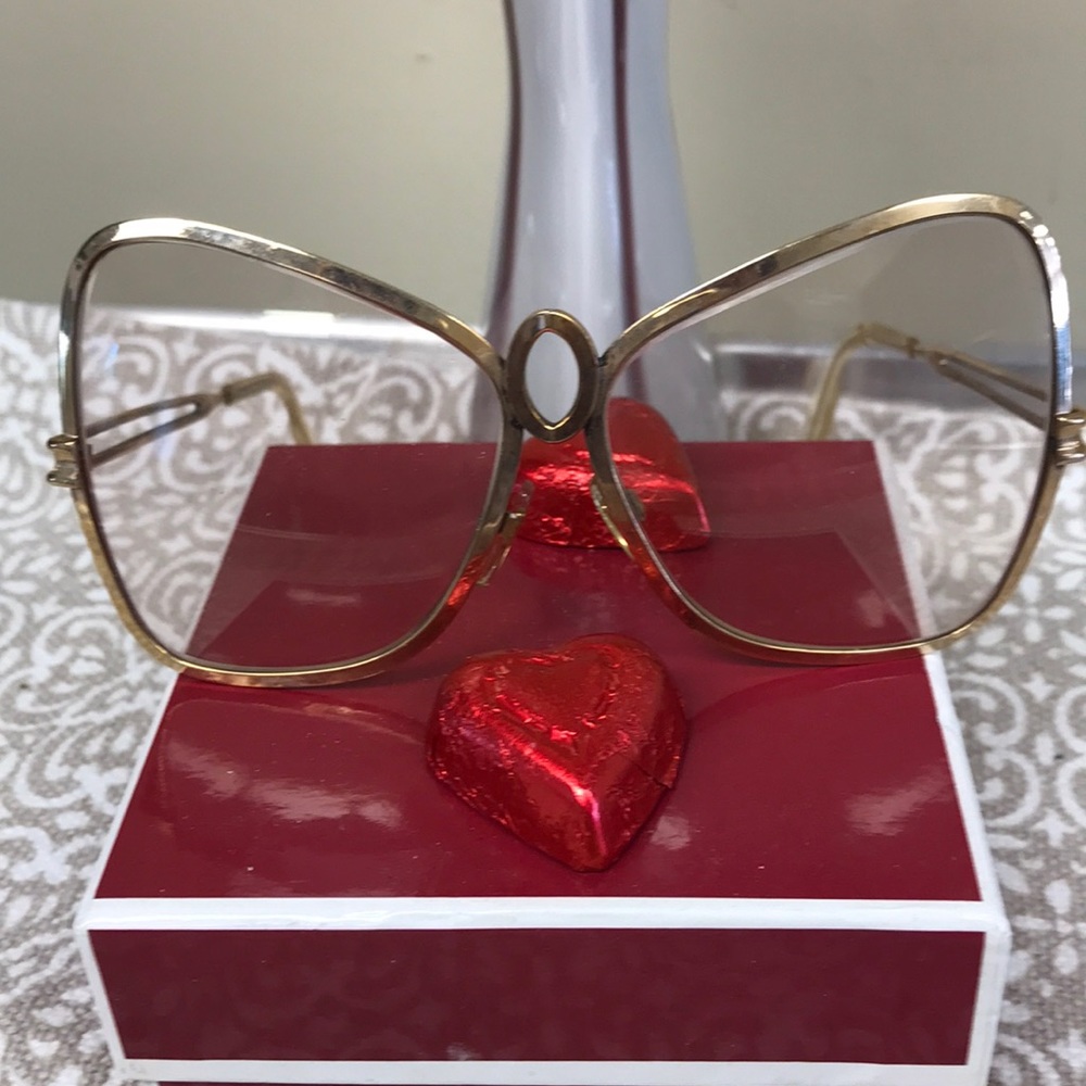 Vintage hand made Glasses 12k Gold wrapped